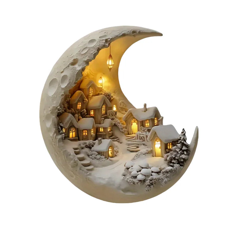 Christmas Xmas Tree Desktop Ornament Moonhouse DIY 2D Decoration Acrylic Merry Christmas Signs Plaque 2027 New Year Party Gifts