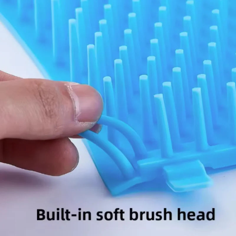 Dog Paw Cleaner Cup Soft Silicone Combs Portable Outdoor Pet Foot Washer Paw Clean Brush Quickly Wash Foot Cleaning Bucket