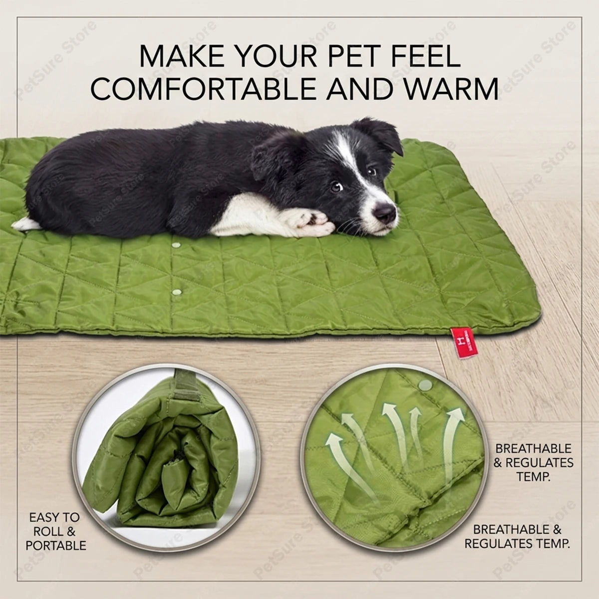 New Pet Dog Picnic Travel Mat Waterproof Foldable Portable Bed Blankets Outdoor Universal All Breeds Dog Lightweight Camping Mat