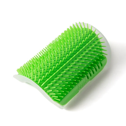 Cat Self Groomer Brush Wall Corner Scratcher Massage Toy For Short And Long Fur Cats Pet Grooming Cleaning Tool Pet Accessories
