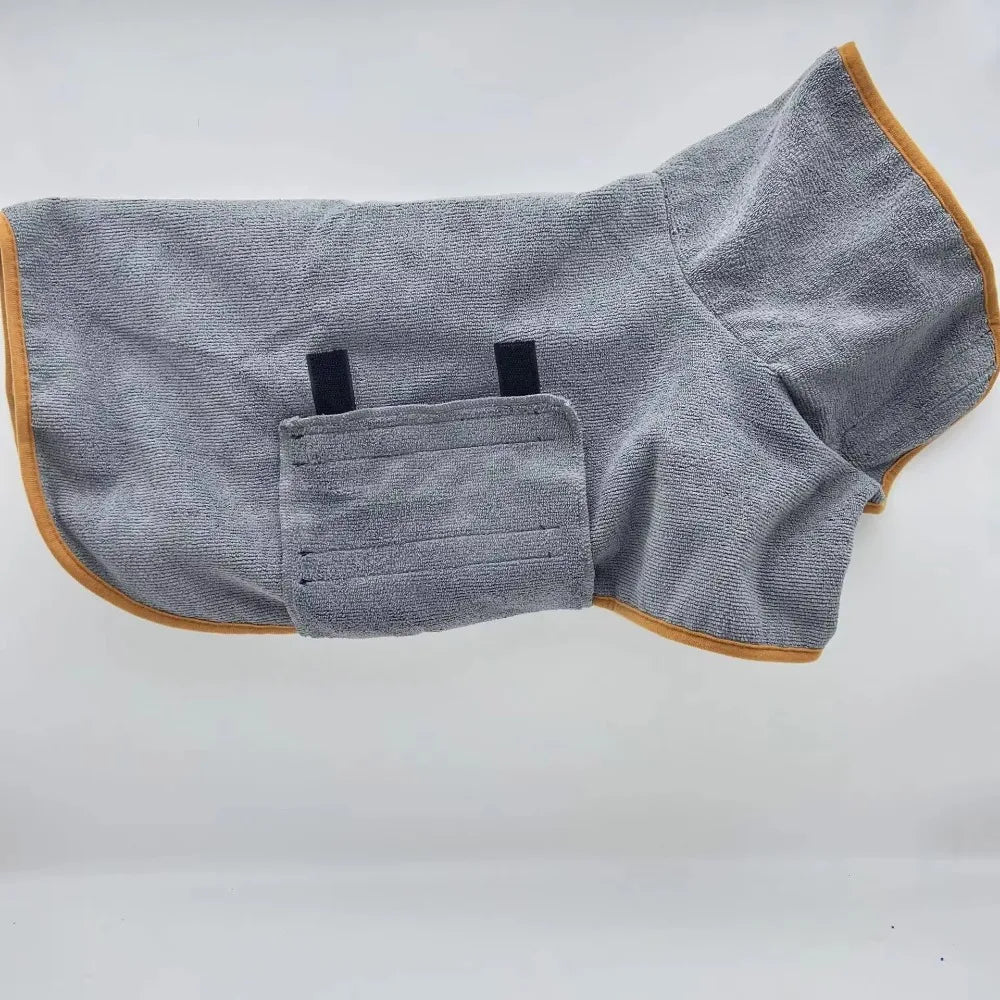 New Dog Bathrobe Absorbent Pet Quick Drying Bath Towel Dog Bath Towel Large Small Dogs Clean Absorbent Bathrobe Cat Pet Products