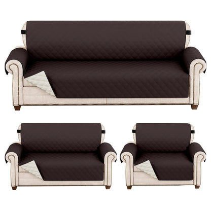 1pc Waterproof Sofa Cover Quilted Anti-wear Couch Cover for Dog Pet Kids Recliner Armchair Furniture 1/2/3/4 Seater Protect