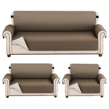 1pc Waterproof Sofa Cover Quilted Anti-wear Couch Cover for Dog Pet Kids Recliner Armchair Furniture 1/2/3/4 Seater Protect