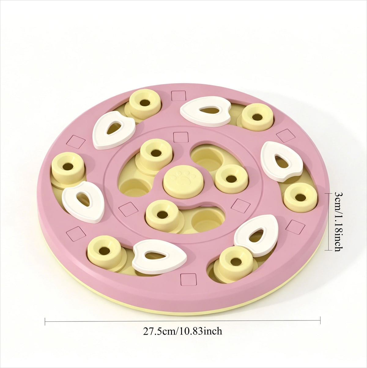 Multi Layer Sliding Pet Puzzle Slow Feeder Tray Snuffle Treat Maze Toy Anti Choke Prevent Bloating Relieve Boredom for Dogs Cats