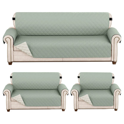 1pc Waterproof Sofa Cover Quilted Anti-wear Couch Cover for Dog Pet Kids Recliner Armchair Furniture 1/2/3/4 Seater Protect