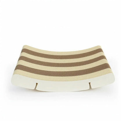 Cat Scratching Lounge Curved Corrugated Cardboard Scratcher Scratch Board Rectangular Pet Supply Long-Lasting for Cats