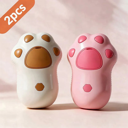 Cat Dog Pet Spray Massage Brush 3 in 1 One Button Steam Spray Folding Rotatable Floating Hair Bath Hair Removal Brush Comb