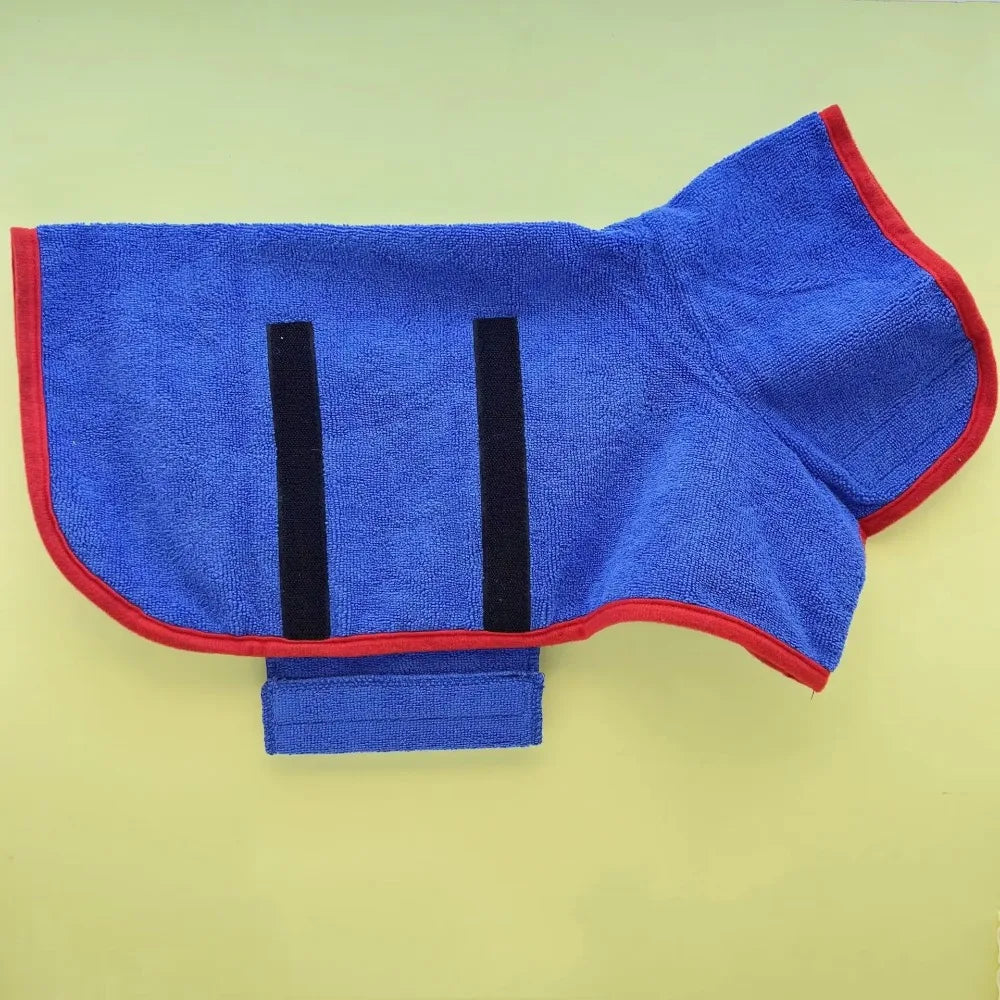 New Dog Bathrobe Absorbent Pet Quick Drying Bath Towel Dog Bath Towel Large Small Dogs Clean Absorbent Bathrobe Cat Pet Products
